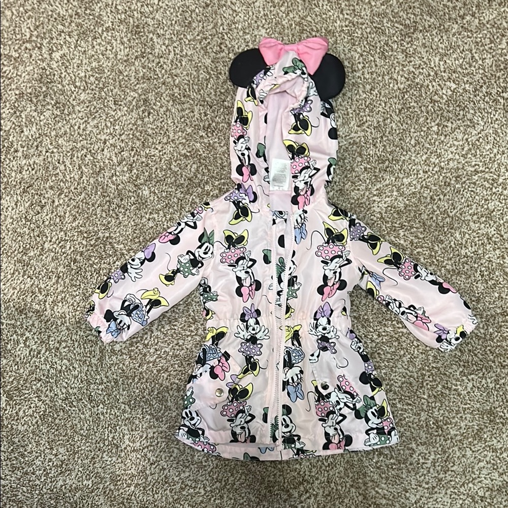 Disney Pink Minnie Mouse Raincoat for Kids